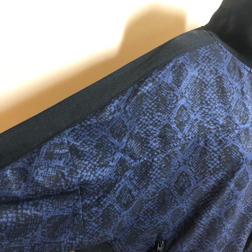 Athleta Brooklyn Track Bomber Jacket Python Snake… - image 2